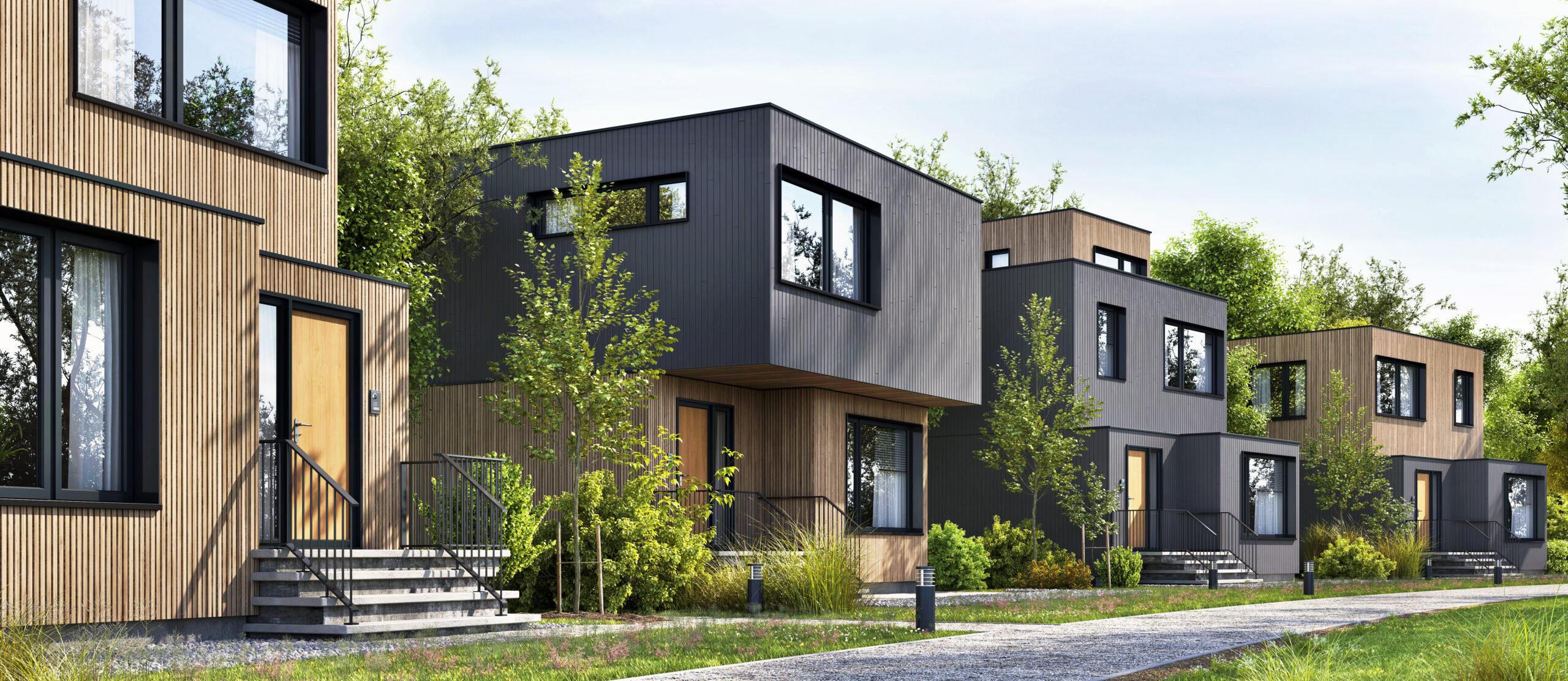 Nowoczesna zabudowa jednorodzinna - projekt biura Projektivo Bydgoszcz